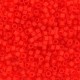 Miyuki delica Beads 11/0 - Transparant frosted red orange DB-745